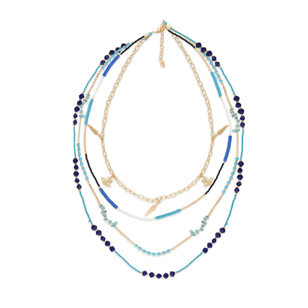 Beaded Chaos Necklace - MyraUSA