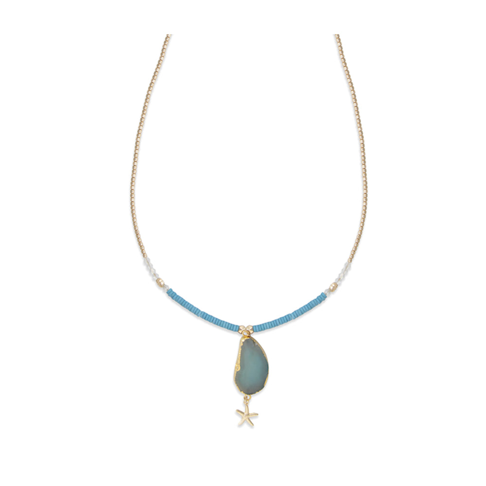 Drop Of Blue NECKLACE - MyraUSA