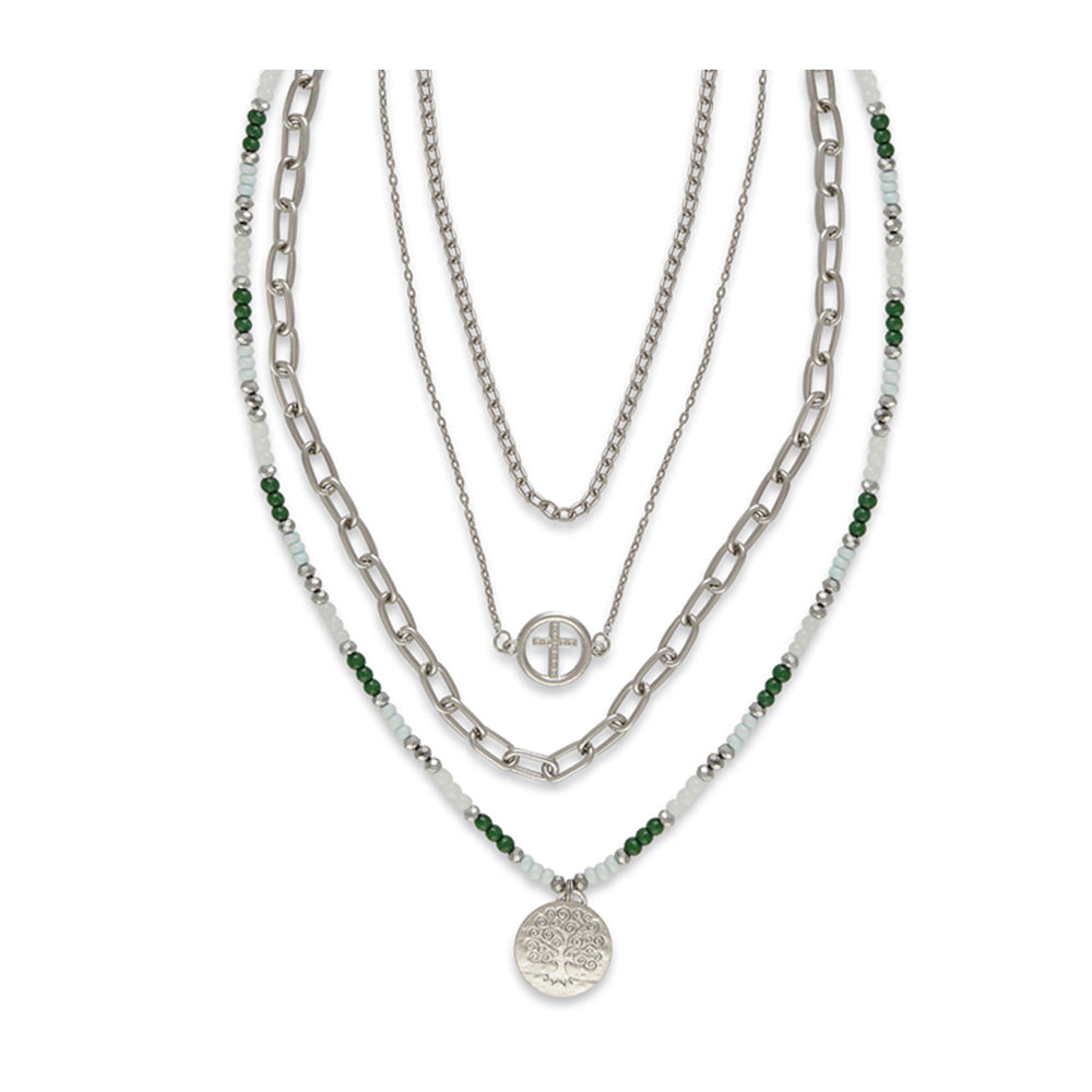 PEARL OF BLUE NECKLACE - MyraUSA