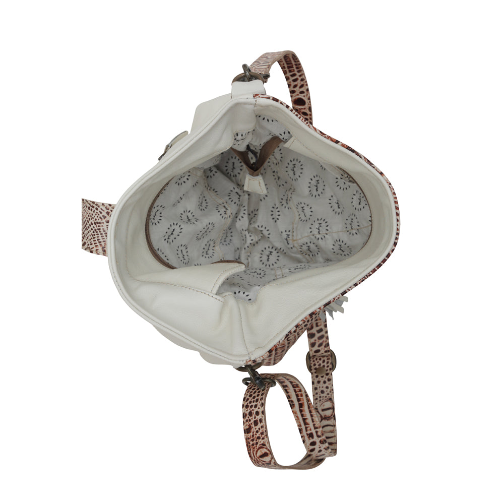 SMOKEY LEATHER & HAIRON BAG - MyraUSA