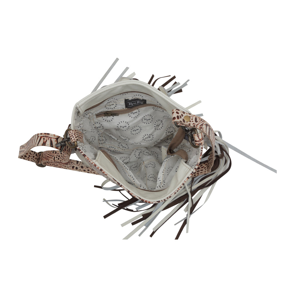 SMOKEY WEST LEATHER & HAIRON BAG - MyraUSA