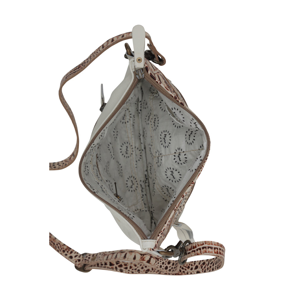 SMOKEY BLAZE LEATHER & HAIRON BAG - MyraUSA