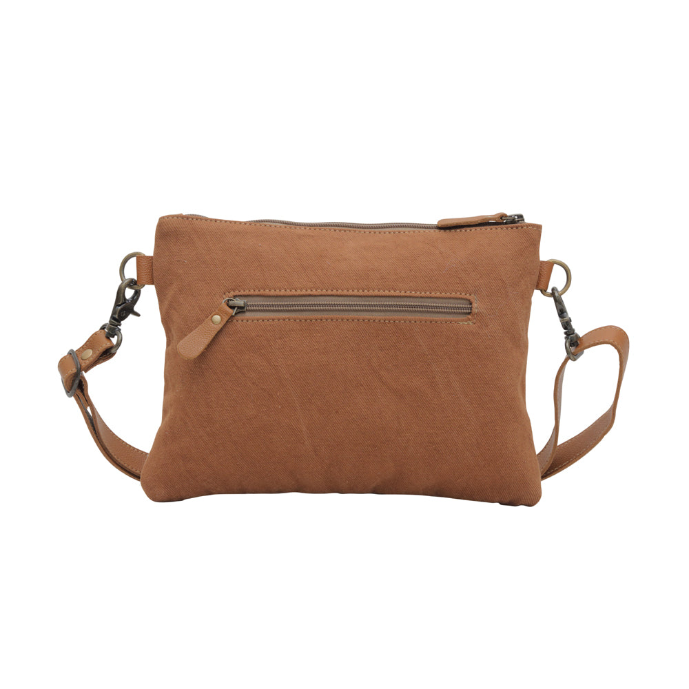 SANSA CHEVRON HANDTOOLED BAG - MyraUSA