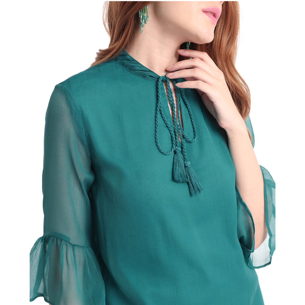 Blouse midi dress DRESS & ROMPER - MyraUSA