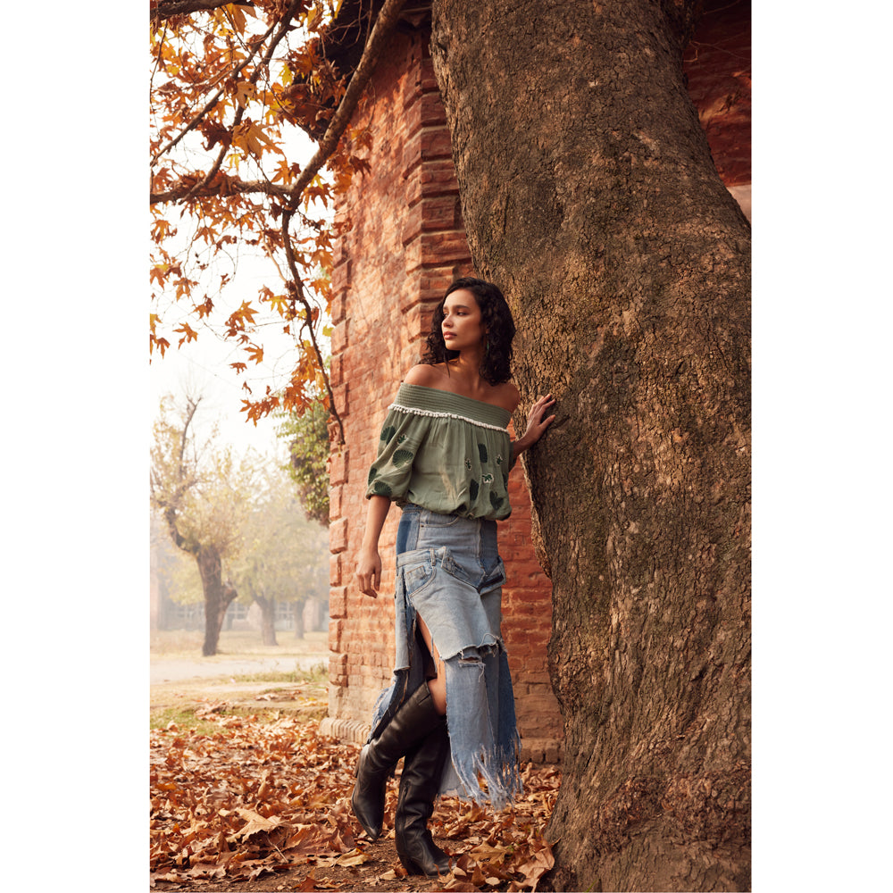 sissy sleeve TOP & SHIRTS SMALL - MyraUSA