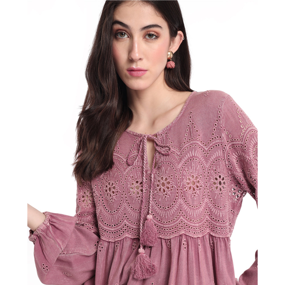 silhouette lace TOP & SHIRTS SMALL - MyraUSA