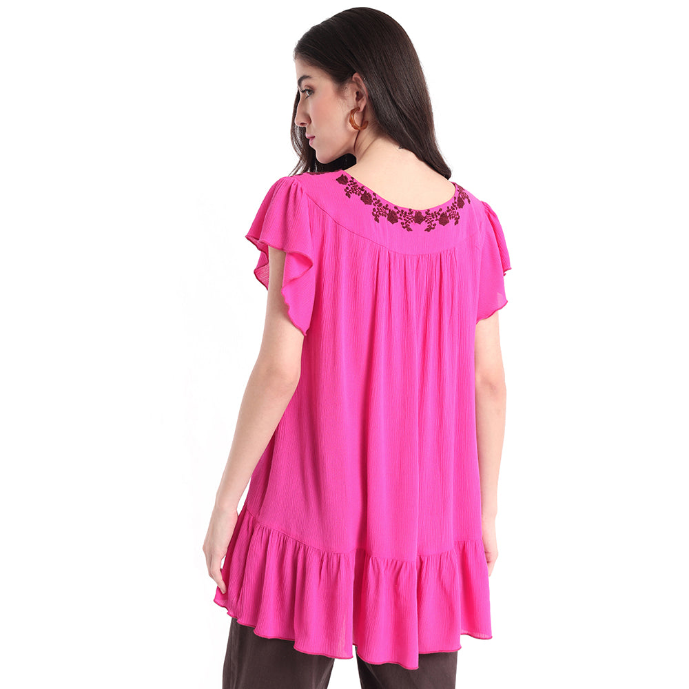 Velvet Red TOP & SHIRTS - MyraUSA