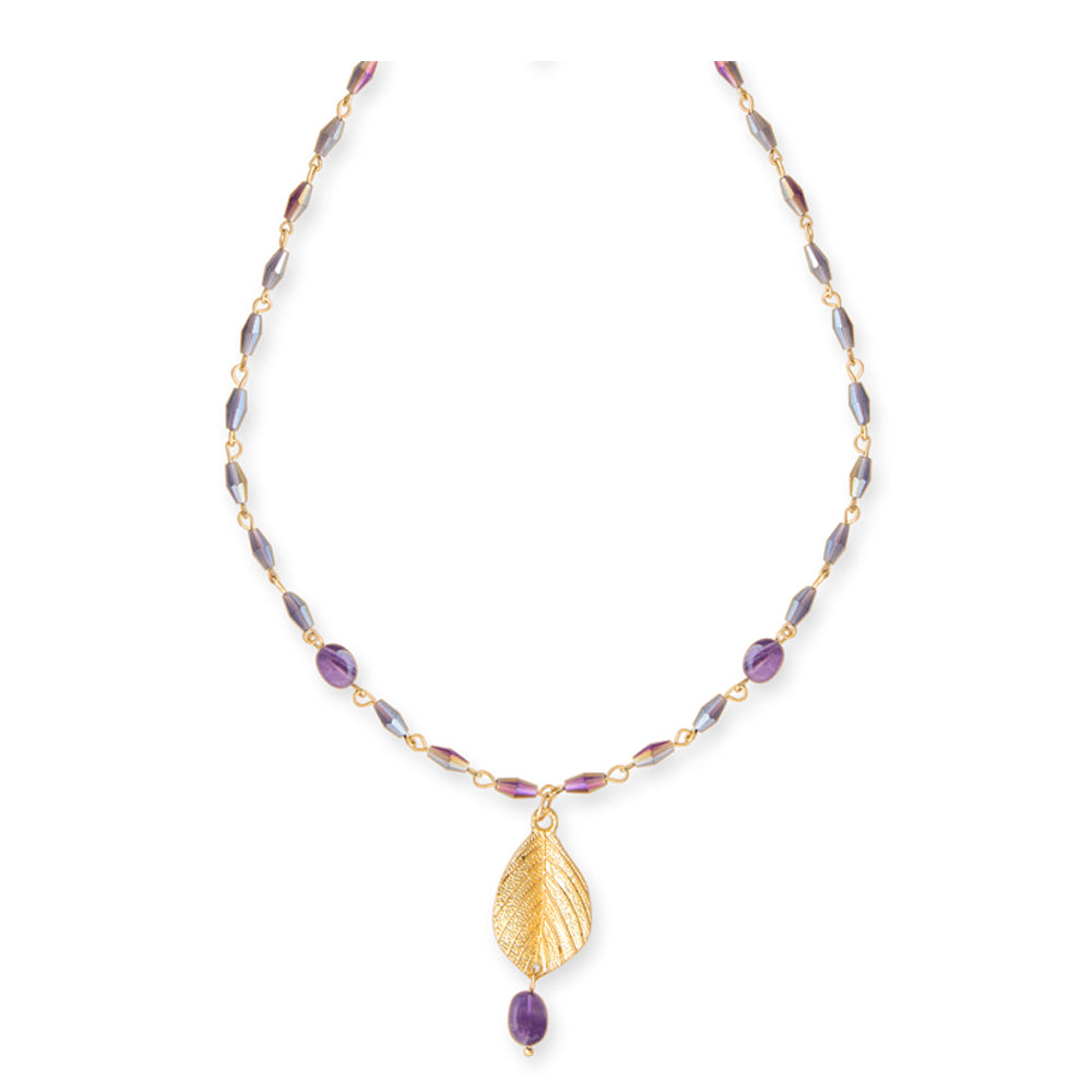 GOLDEN STRIA NECKLACE - MyraUSA