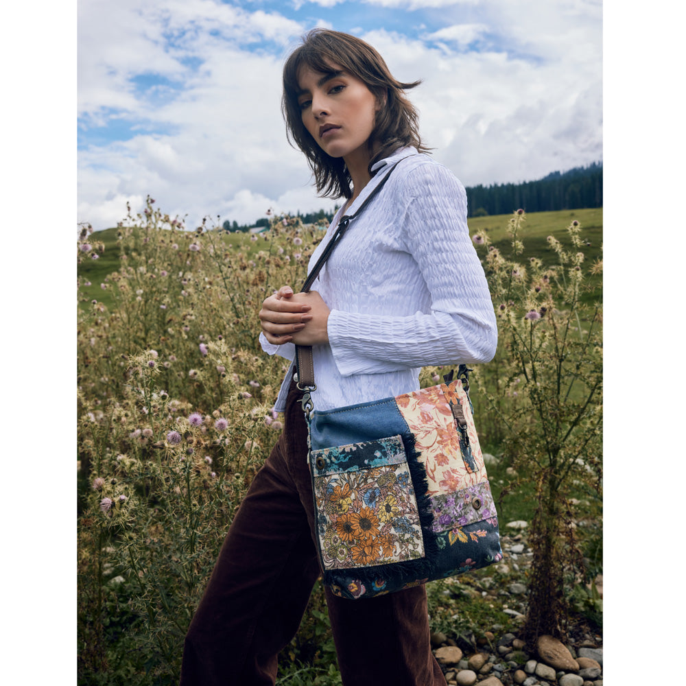 LE FLEUR BLU SHOULDER BAG - MyraUSA