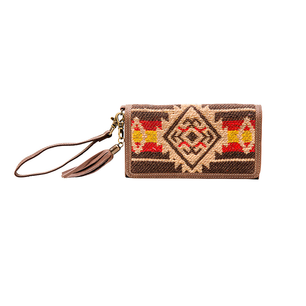 MAP WOVEN FABRIC WALLET - MyraUSA
