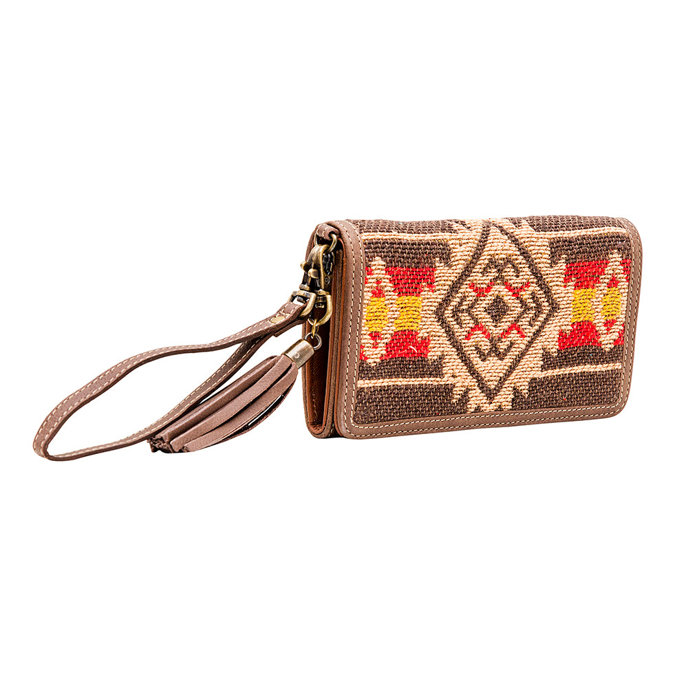 MAP WOVEN FABRIC WALLET - MyraUSA