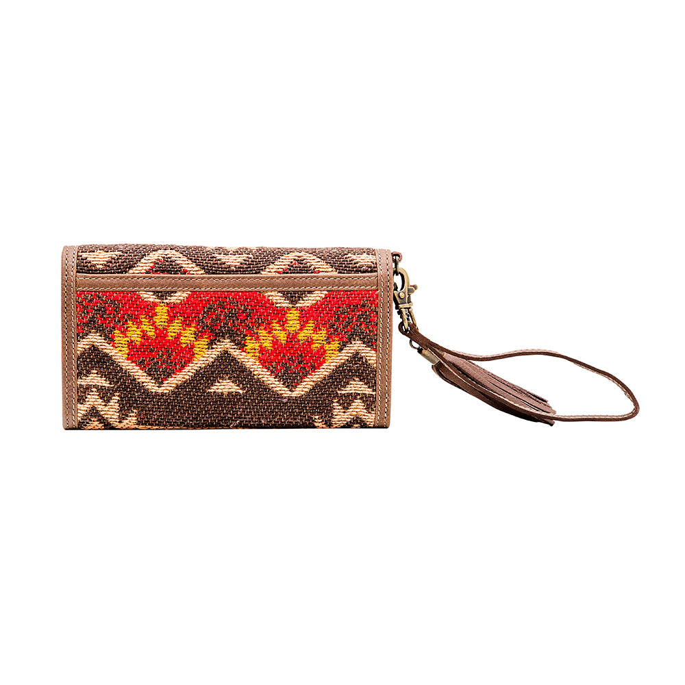 MAP WOVEN FABRIC WALLET - MyraUSA