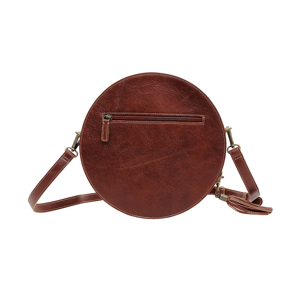 CRIMSON ORCHID ROUND BAG - MyraUSA
