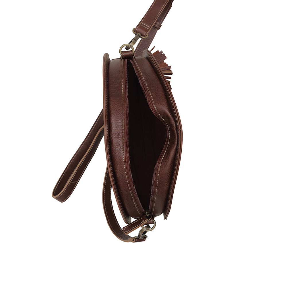 CRIMSON ORCHID ROUND BAG - MyraUSA