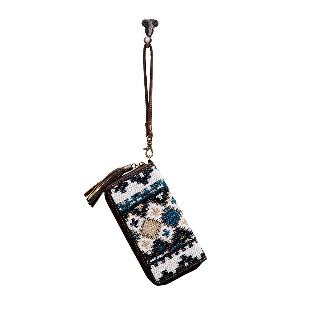 SAND OF SEA WOVEN FABRIC WALLET - MyraUSA