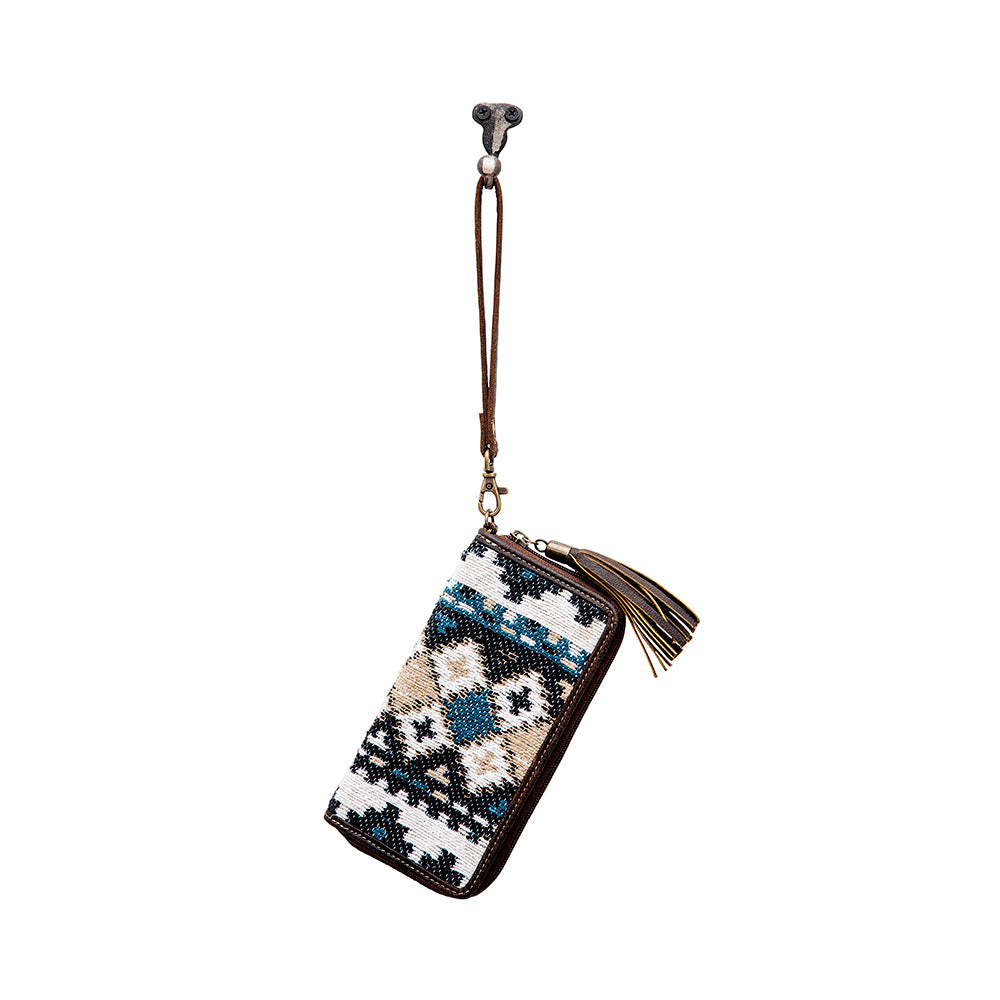 SAND OF SEA WOVEN FABRIC WALLET - MyraUSA