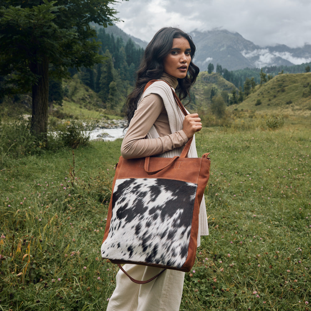 PION LEATHER & HAIRON BAG - MyraUSA