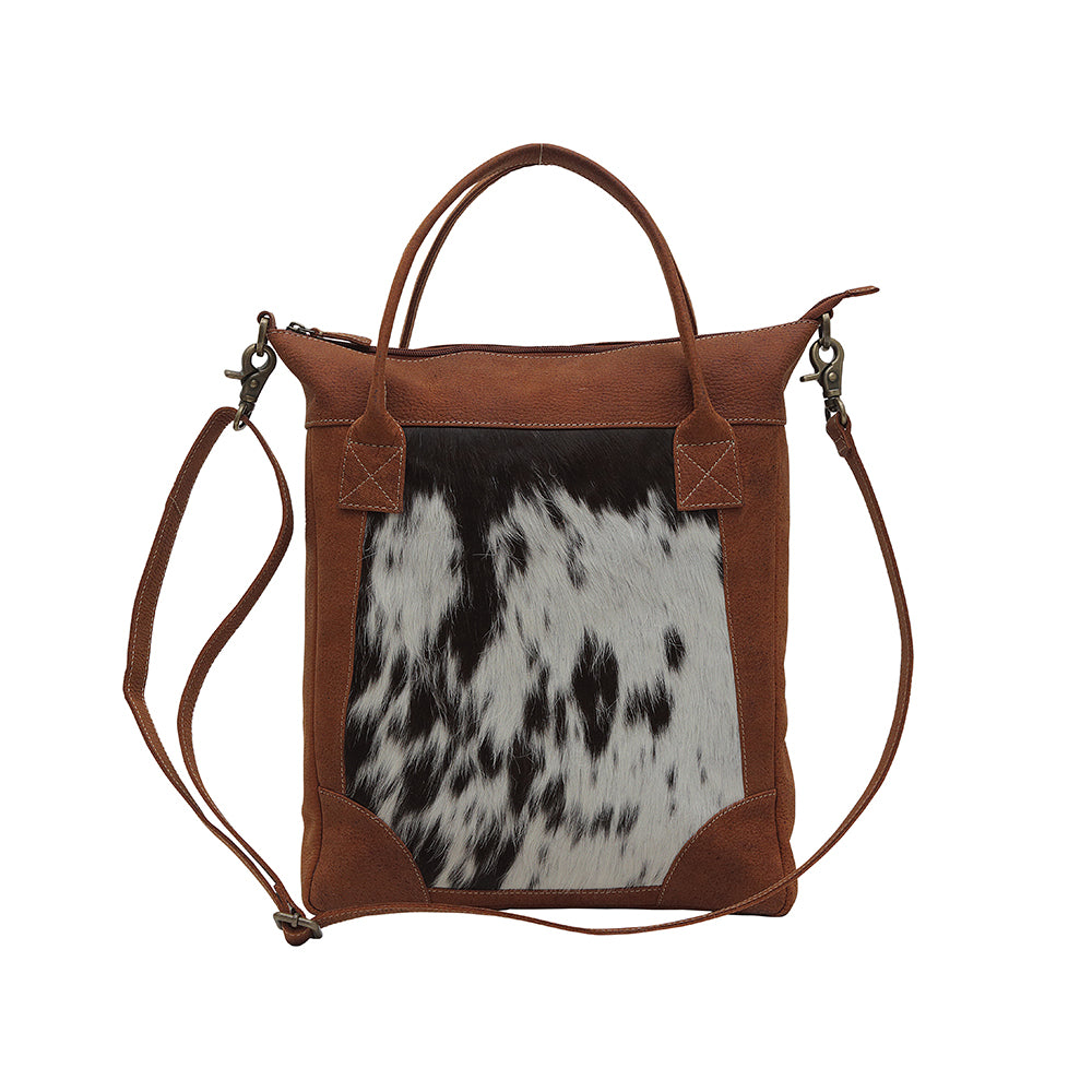 SPIN LEATHER & HAIRON BAG - MyraUSA