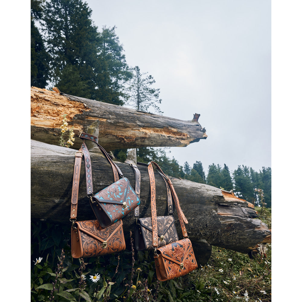 LARK HAND-TOOLED BAG - Myra USA