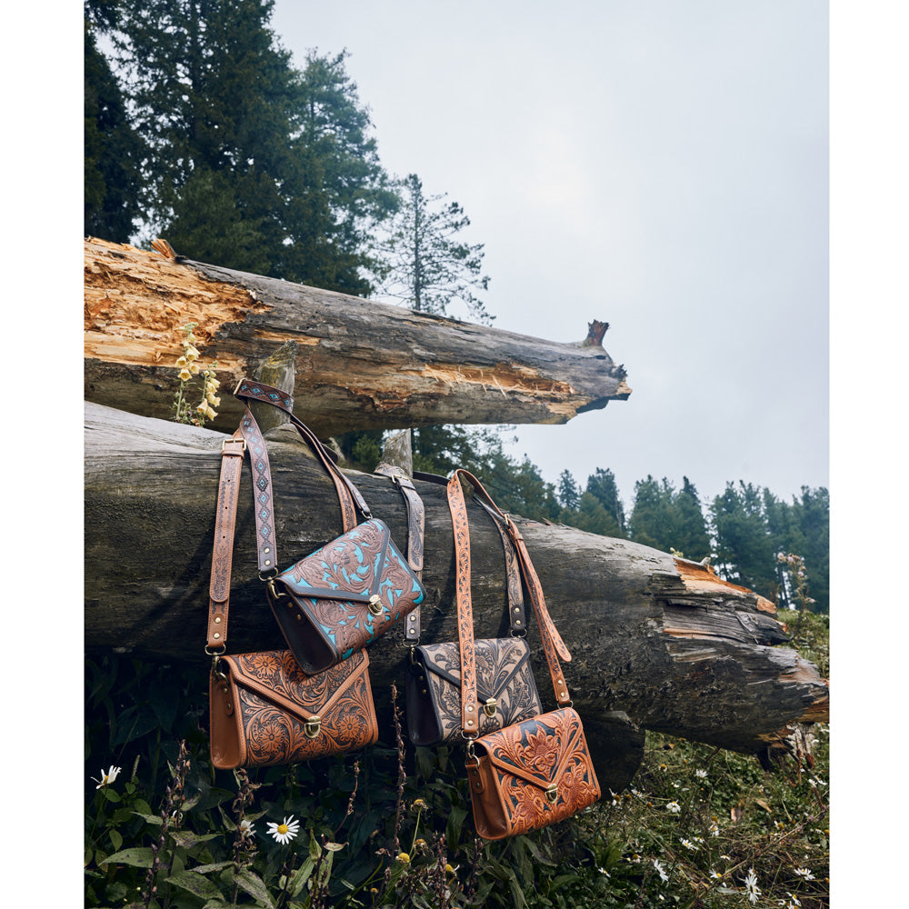 FANA HAND-TOOLED BAG - Myra USA