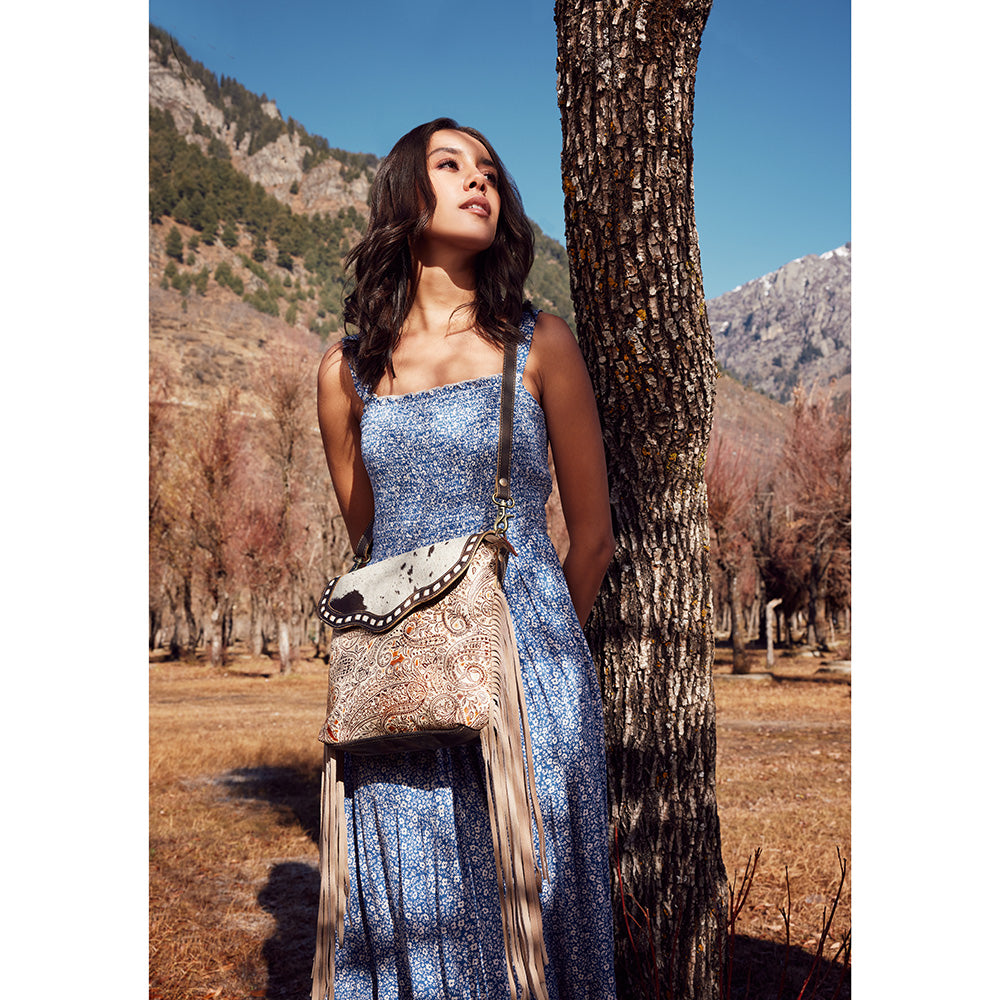 Ralphy Leather & Hairon Bag - MyraUSA