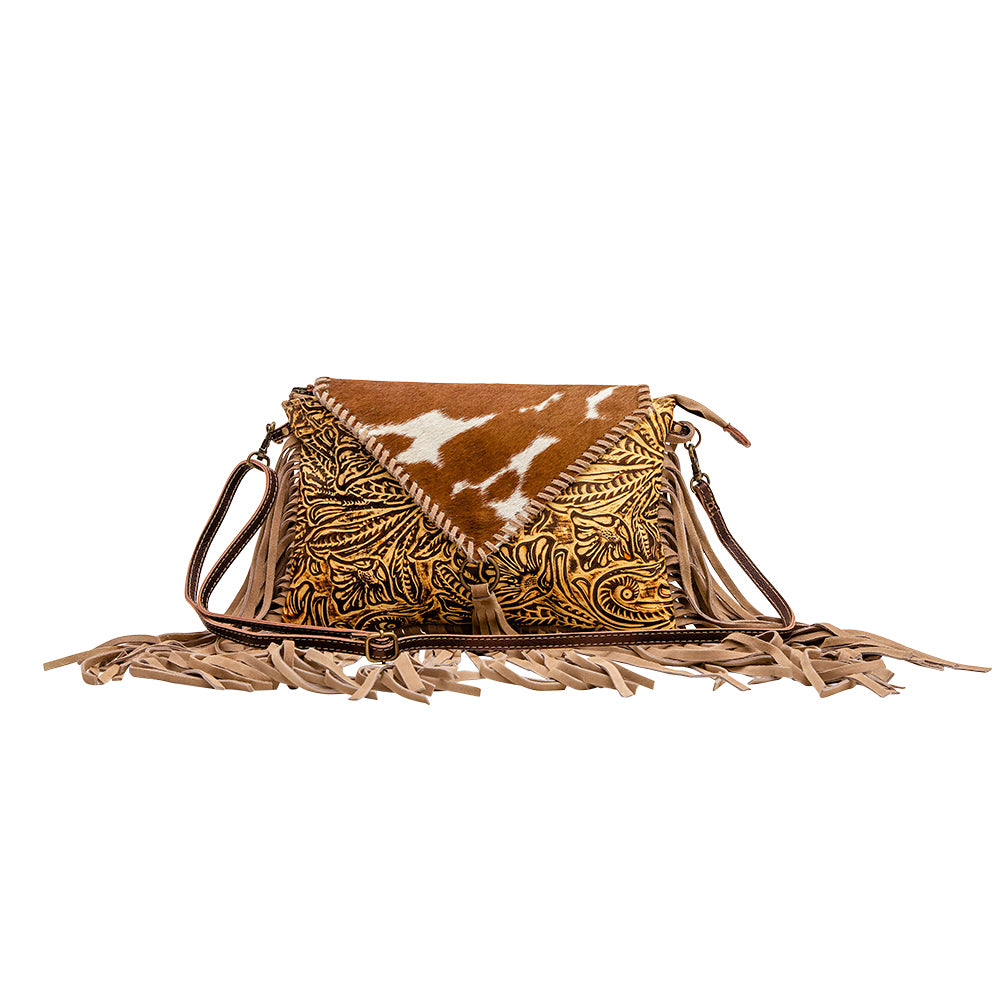 Harappa Leather & Hairon Bag - MyraUSA