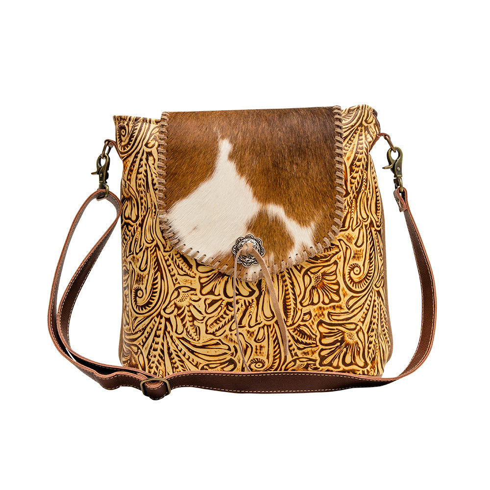 Kakarot Leather & Hairon Bag - MyraUSA