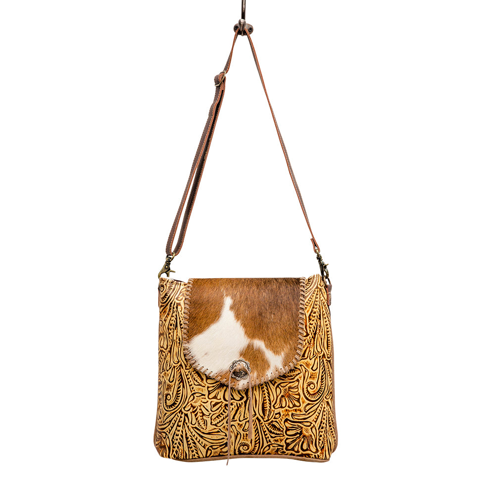 Kakarot Leather & Hairon Bag - MyraUSA