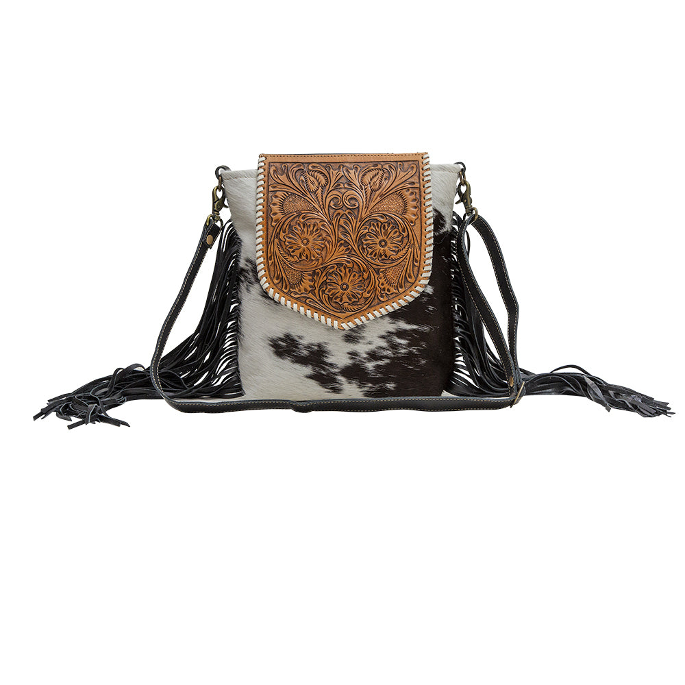 Ritzy Rift Hand-Tooled Bag - MyraUSA