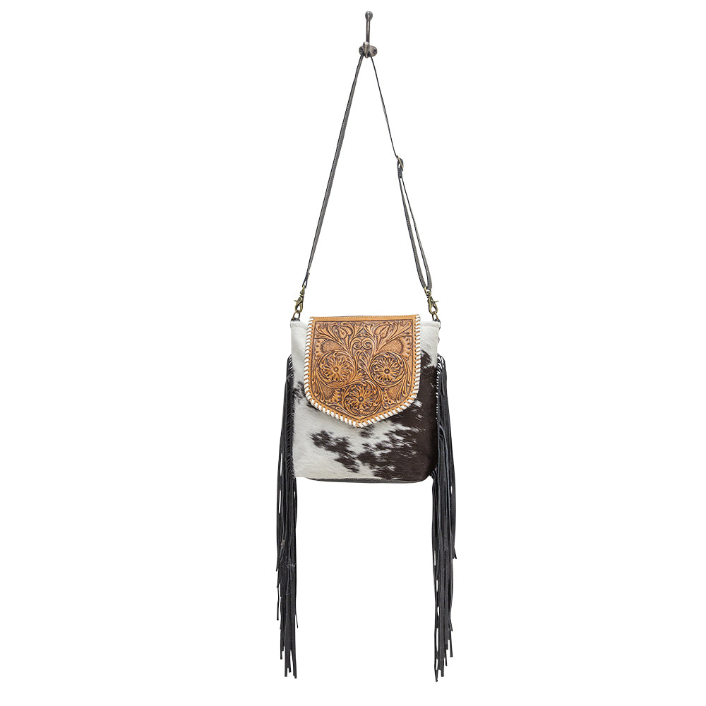 Ritzy Rift Hand-Tooled Bag - MyraUSA