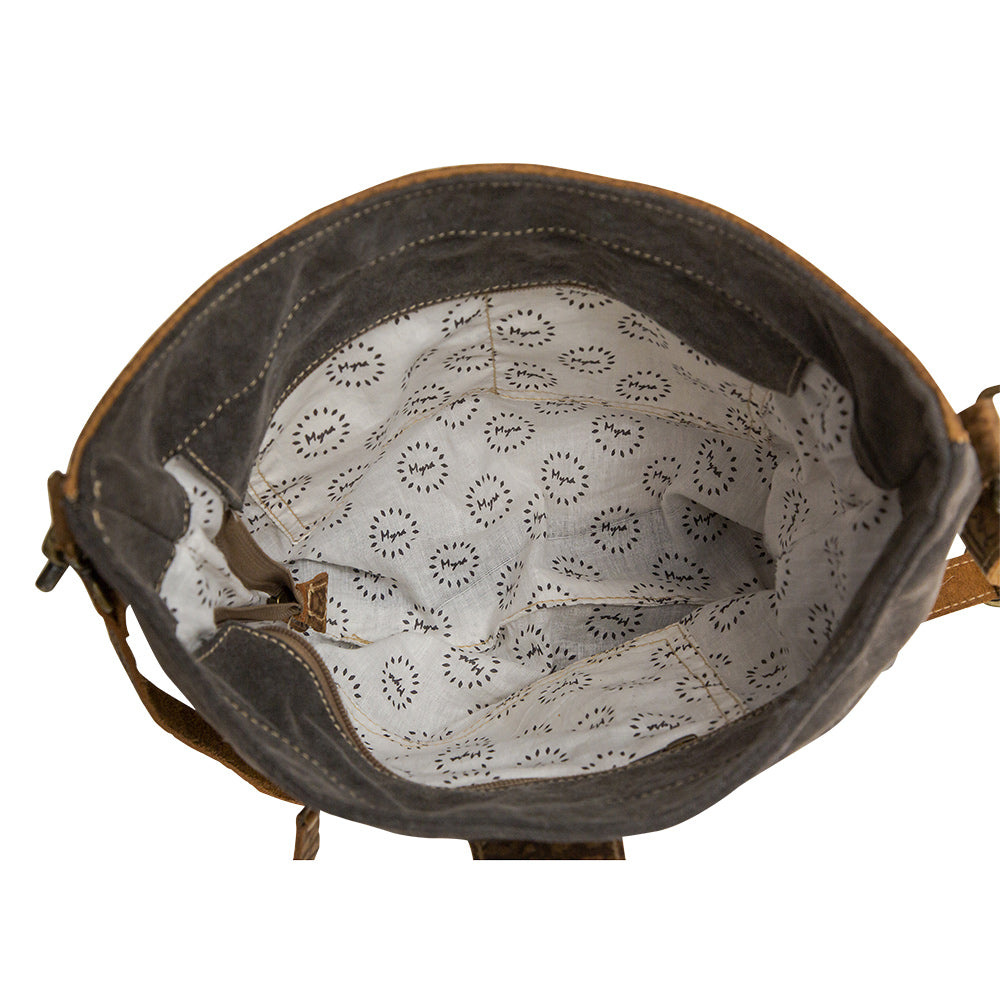 Roltod Canvas And Hairon Bag - MyraUSA