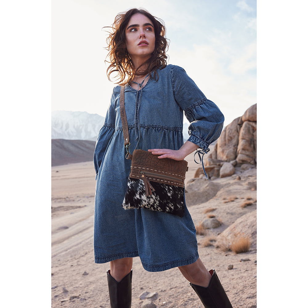 Diaz Canvas And Hairon Bag - MyraUSA