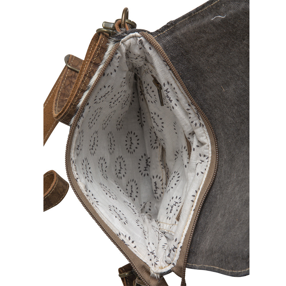 Manchester Canvas And Hairon Bag - MyraUSA