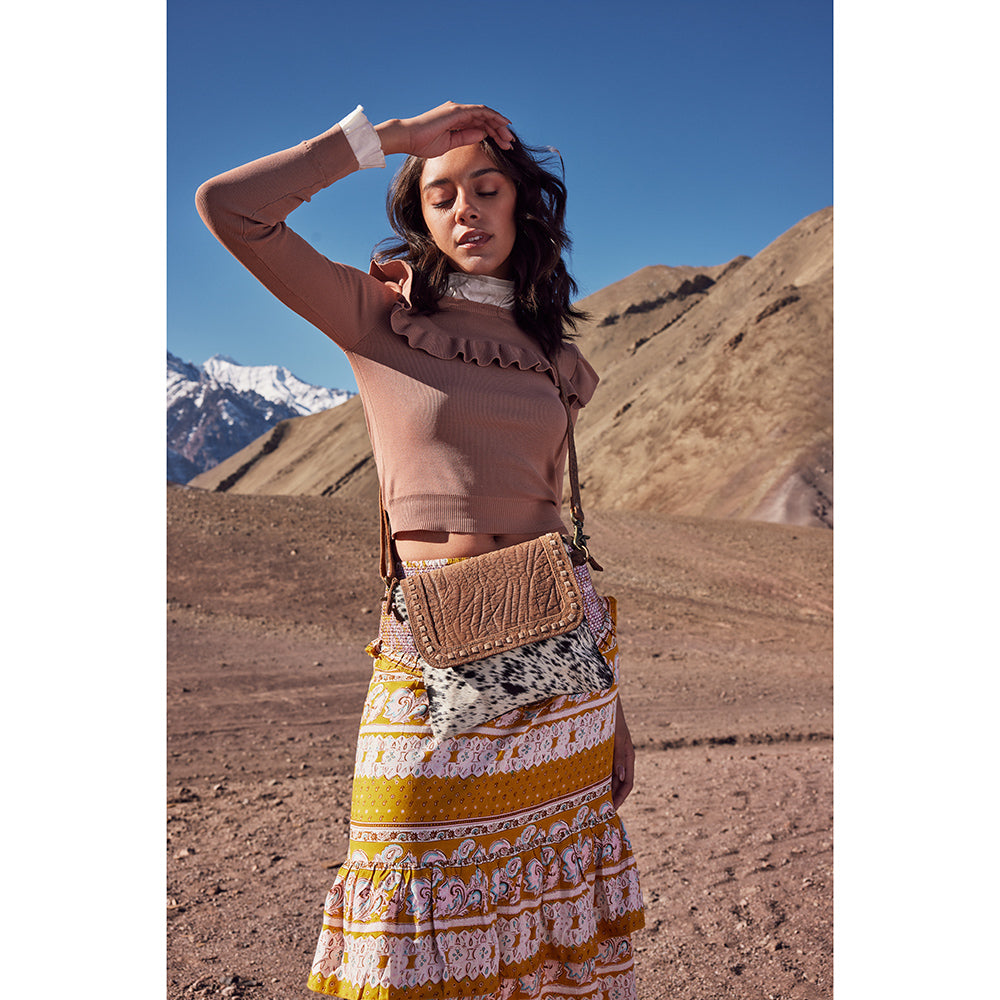 Manchester Canvas And Hairon Bag - MyraUSA