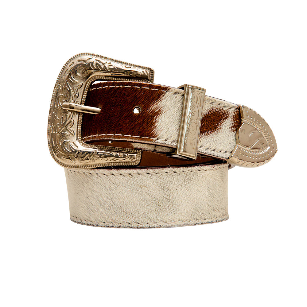 Whoop Hairon Leather Women's Belt - MyraUSA