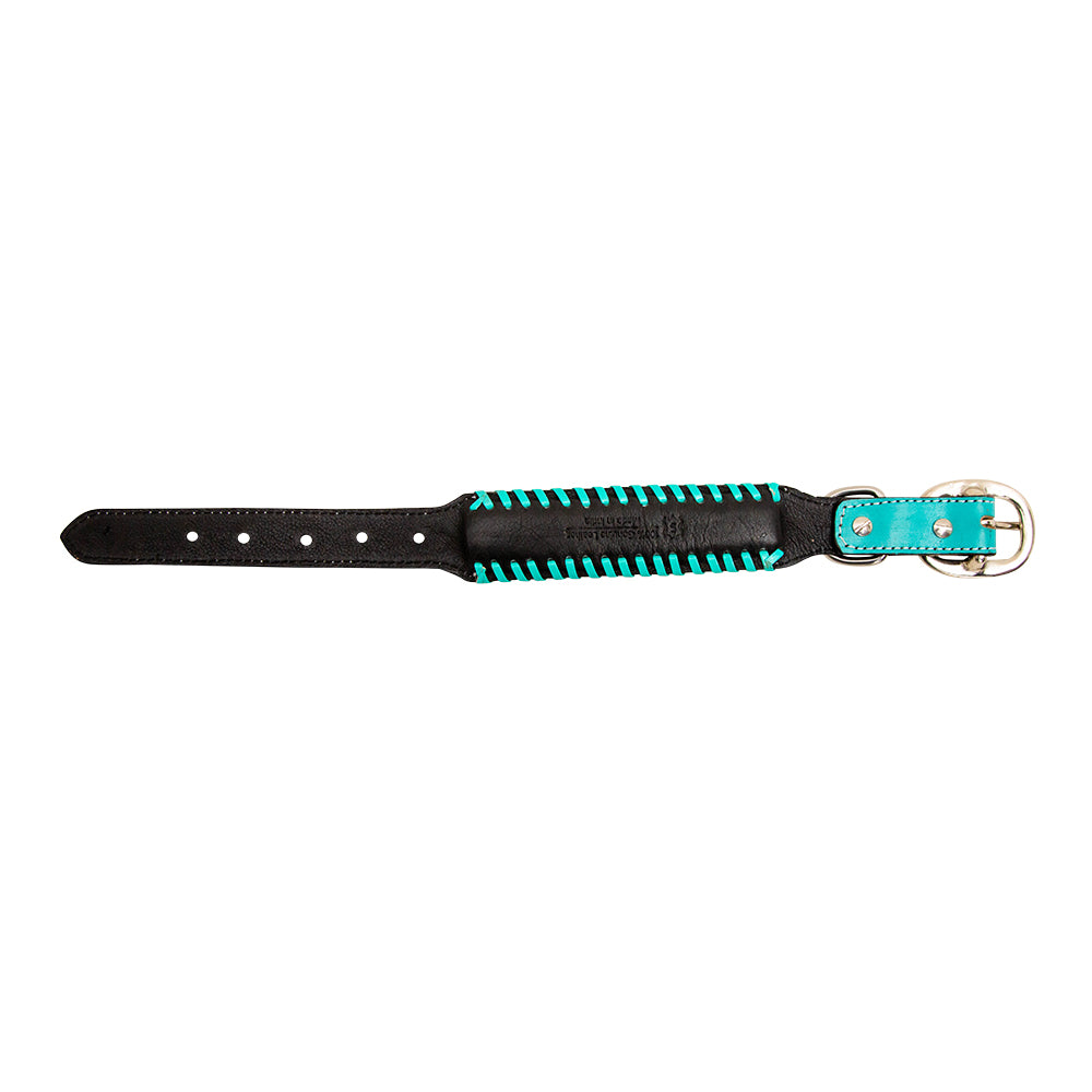Acety Hand-Tooled Leather Dog Collar - MyraUSA