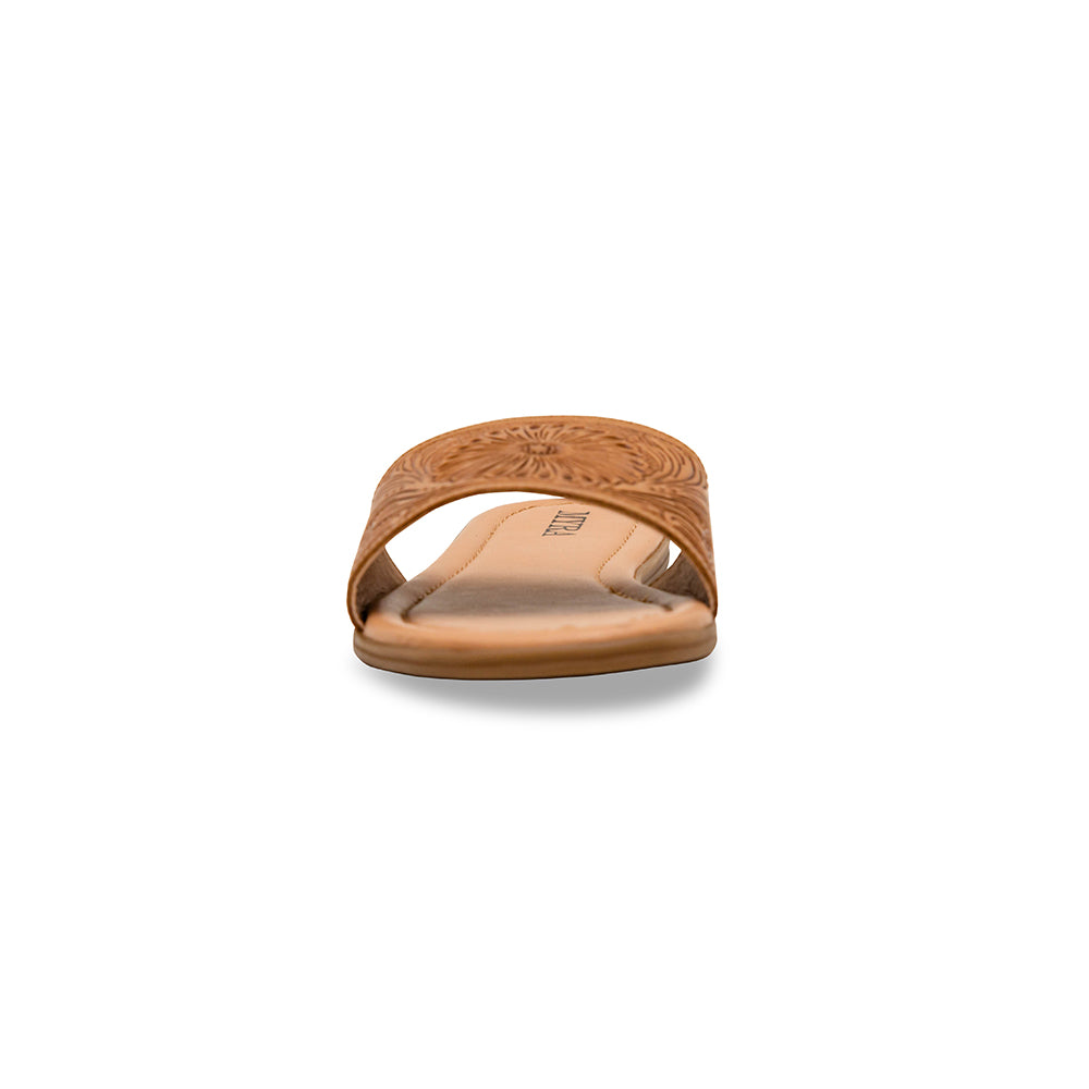 Wappal Western Hand-Tooled Sandals - MyraUSA