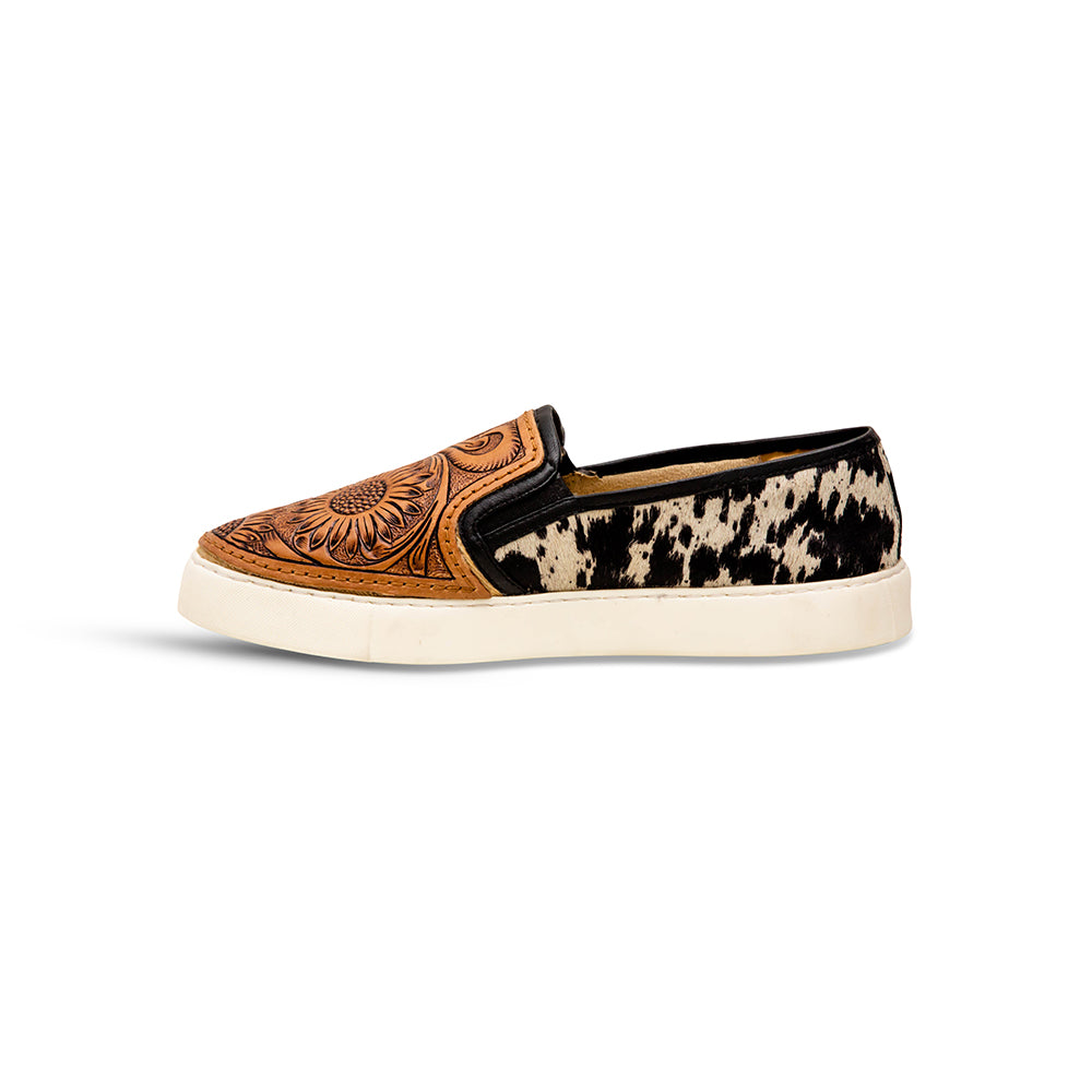 Shober Western Hand-Tooled Sneakers - MyraUSA