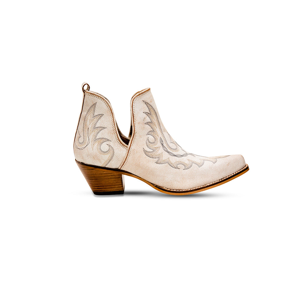 Yipple Western Leather Booties - MyraUSA