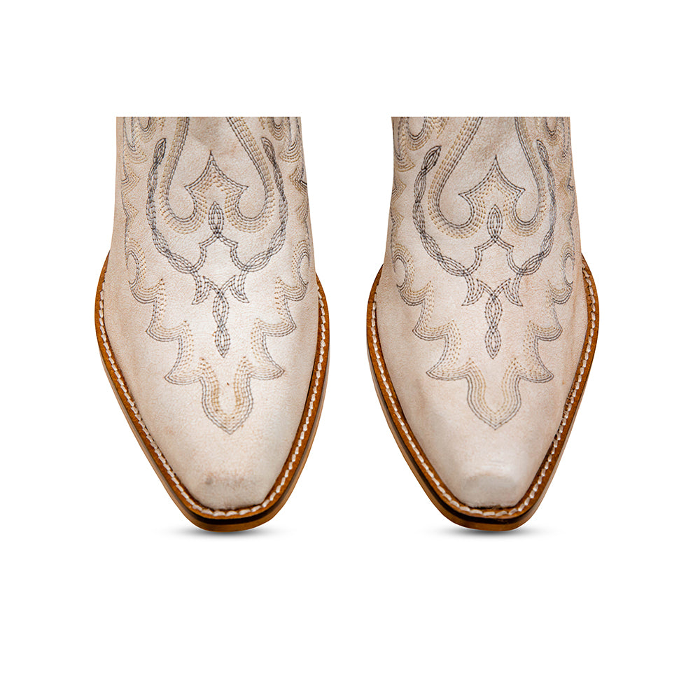 Yipple Western Leather Booties - MyraUSA