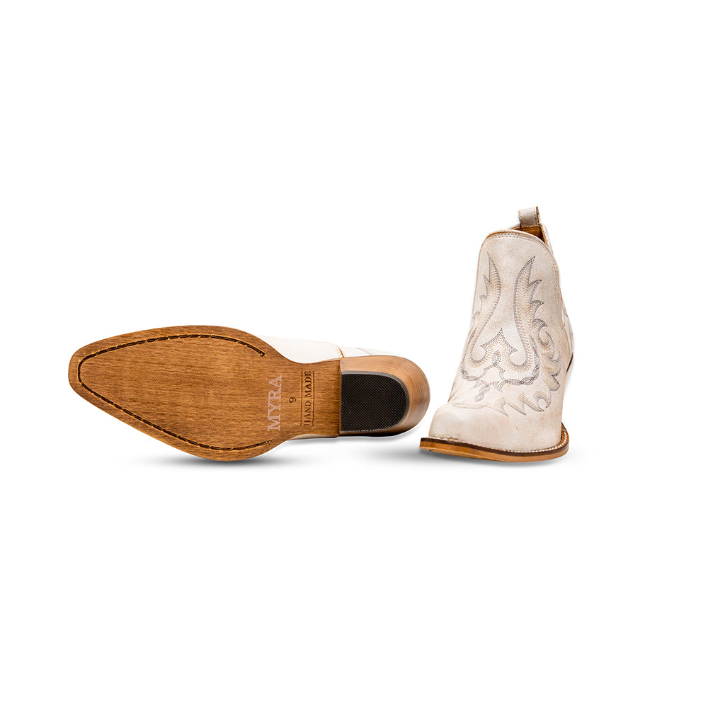 Yipple Western Leather Booties - MyraUSA