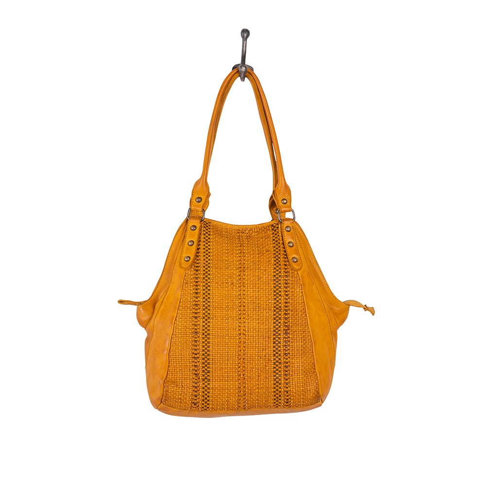 Copernicium Leather & Hair On Bag - MyraUSA