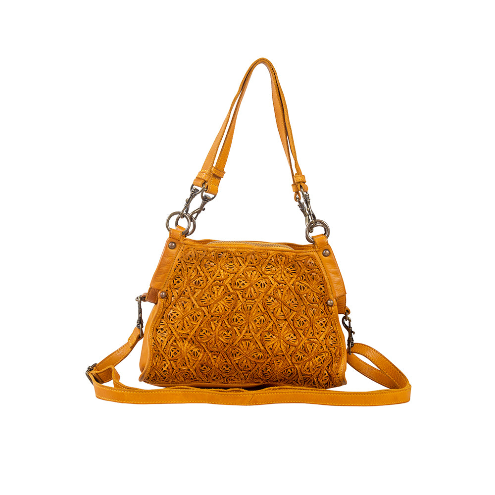Effervescence Leather & Hair On Bag - MyraUSA