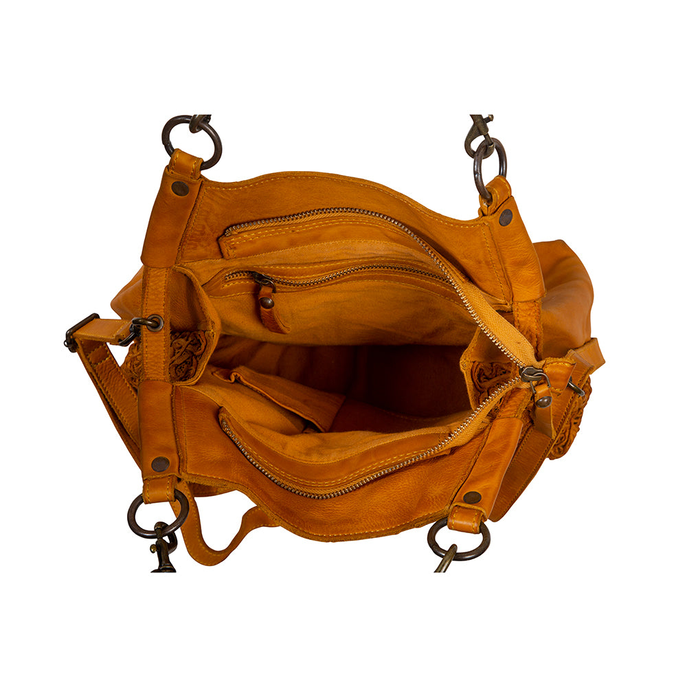 Exergonic Leather & Hair On Bag - MyraUSA