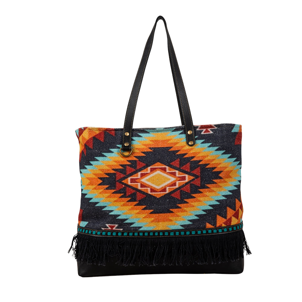 Ancestral Sun Tote Bag - Myra USA