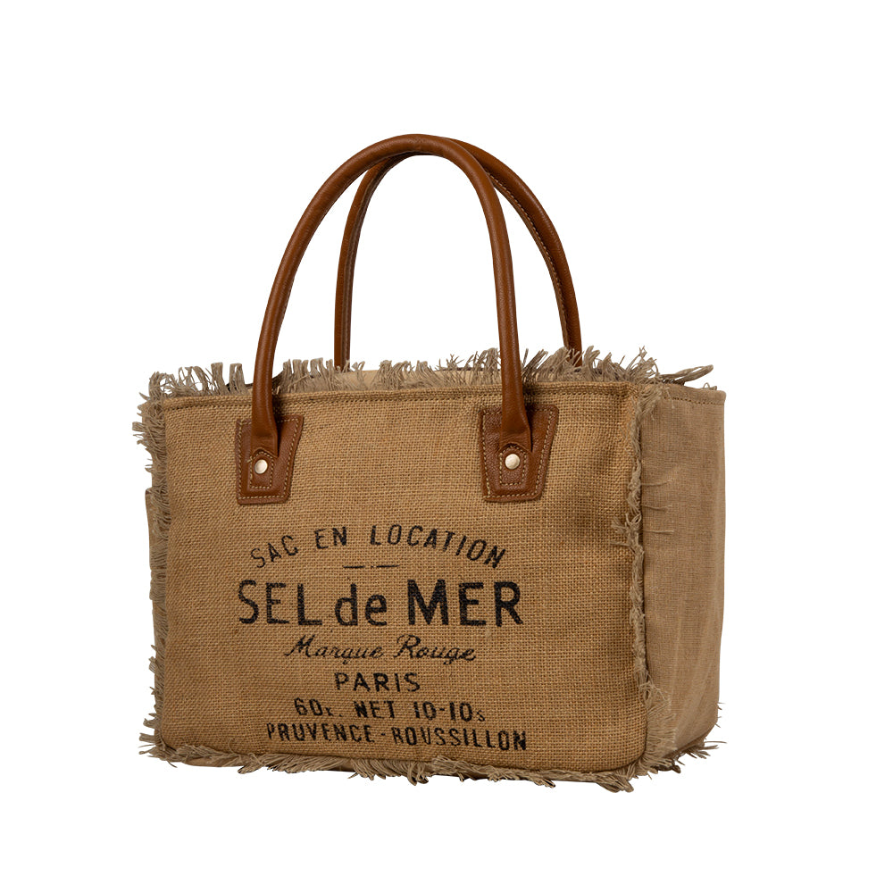 Sel De Mer Frayed Trim Small & Crossbody Bag - Myra USA