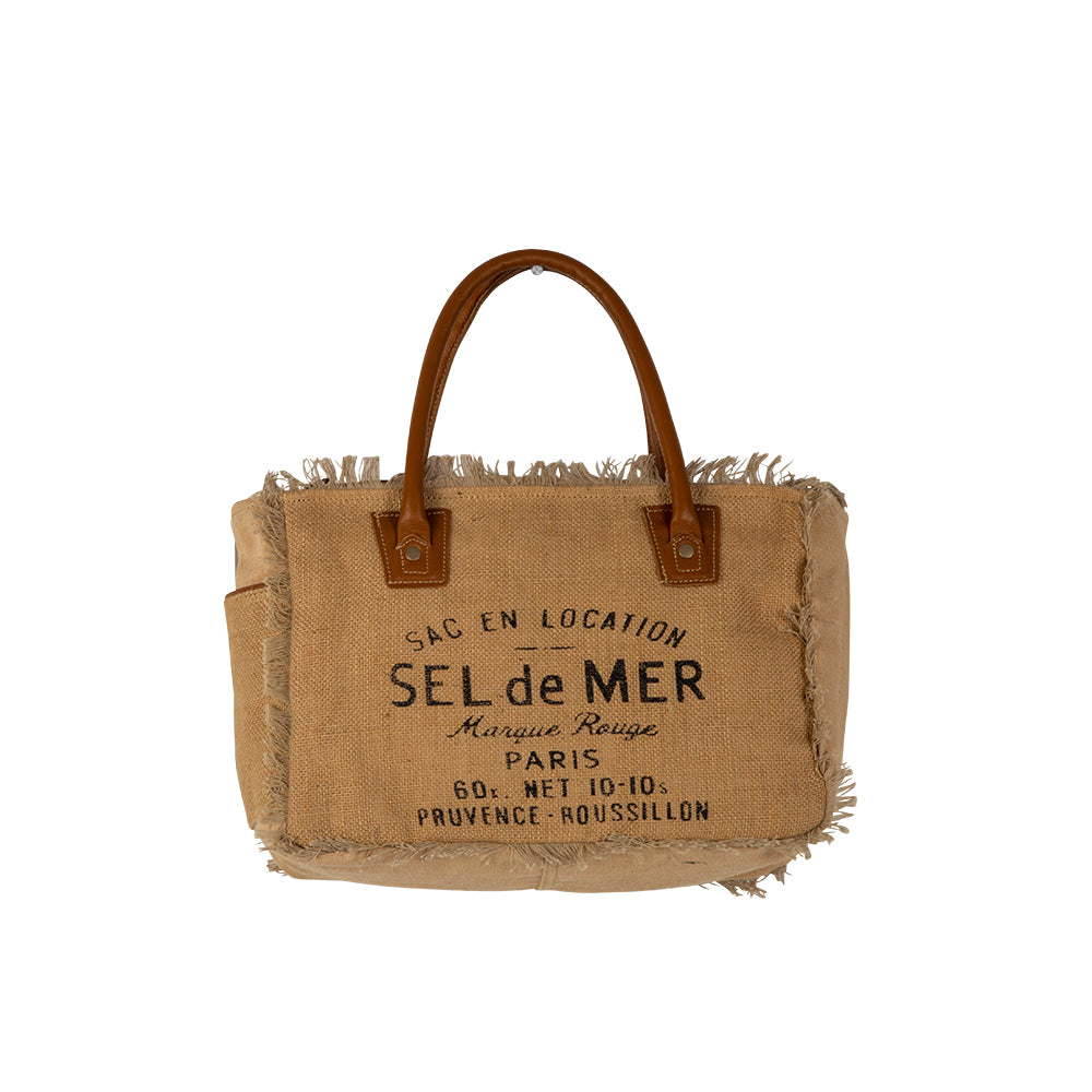 Sel De Mer Frayed Trim Small & Crossbody Bag - Myra USA
