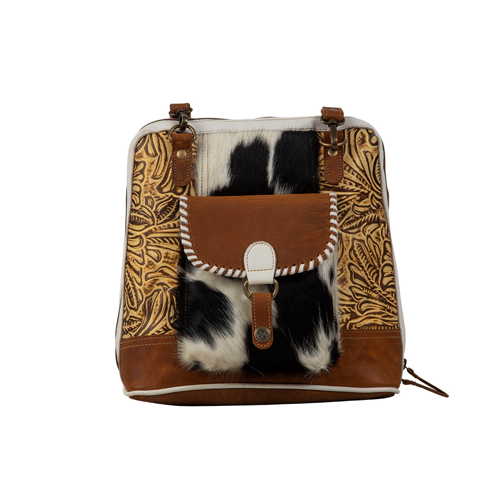 Prairie Grasslands Canvas and Hairon Backpack. - Myra USA