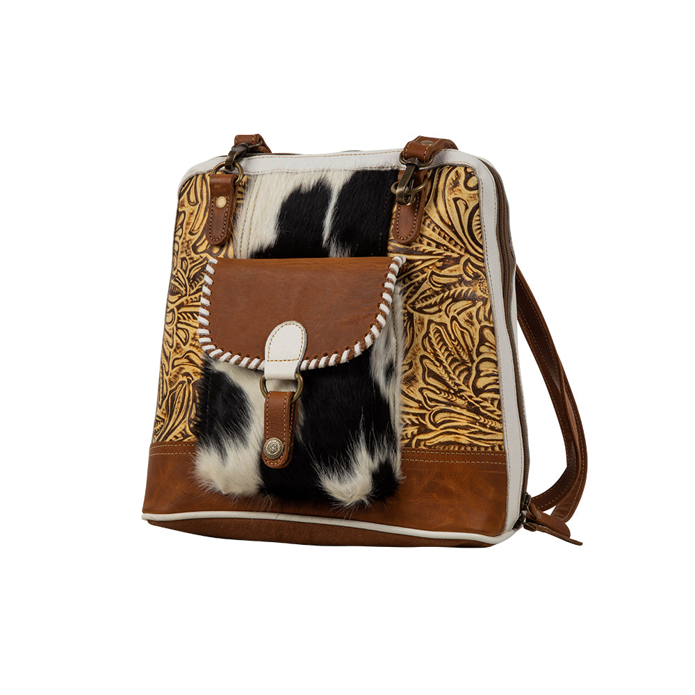 Prairie Grasslands Canvas and Hairon Backpack. - Myra USA