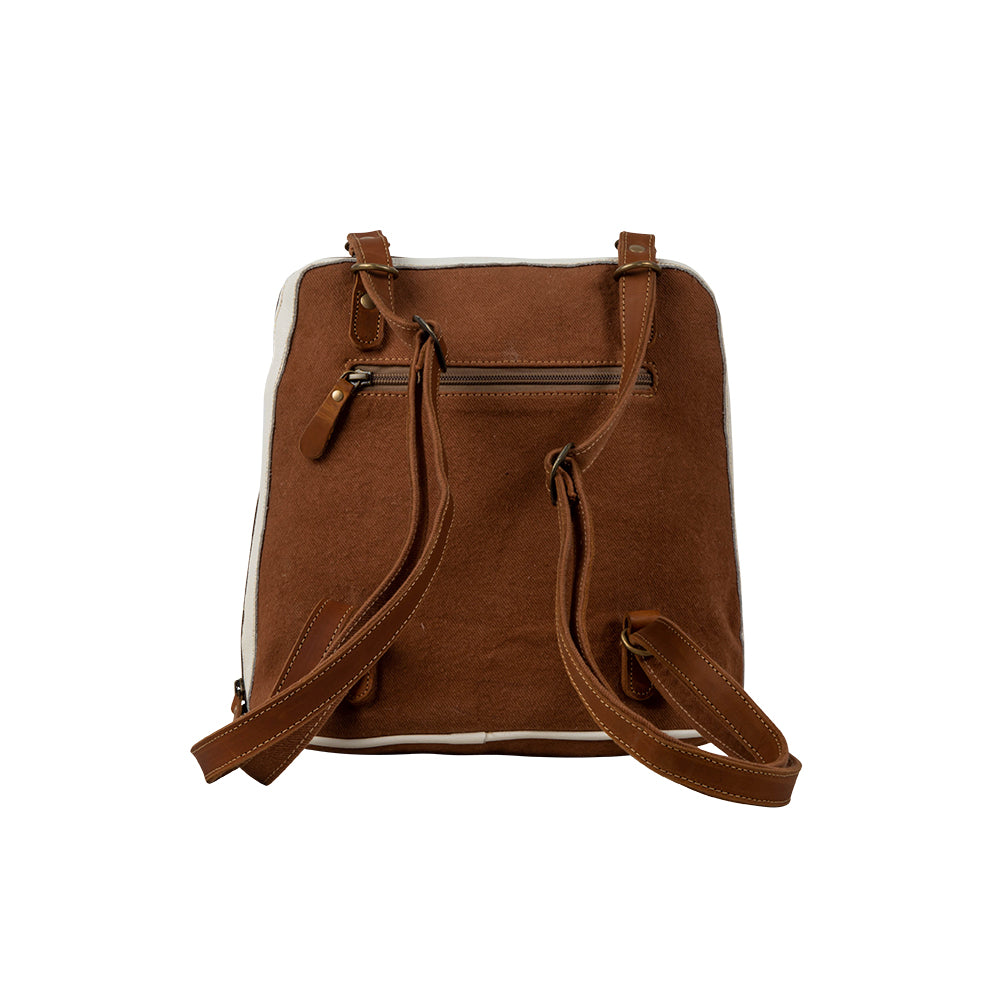 Prairie Grasslands Canvas and Hairon Backpack. - Myra USA